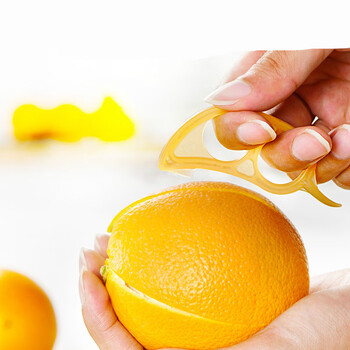 剥橙器加厚全新材料开橙器开橘子去皮器脐橙剥皮器削橙子拨橙器 20个