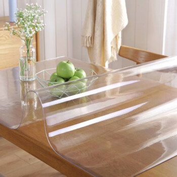 铺桌子的塑料软玻璃pvc桌布防水防烫透明茶几垫塑料铺桌子桌面垫子