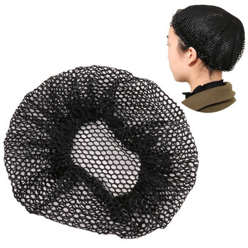 蘑菇印象 头发网套黑色包头发网大套头网网兜工作大网罩粗线网全头发