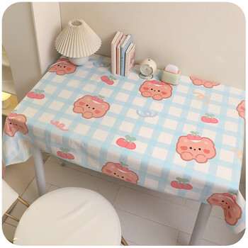 床头柜盖布可爱桌布小ins风书桌学生少女可爱卧室儿童学习长方形