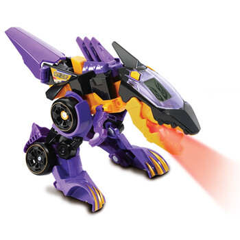 伟易达vtech变形恐龙守护者系列三角龙变形恐龙变形机器人汽车飞机