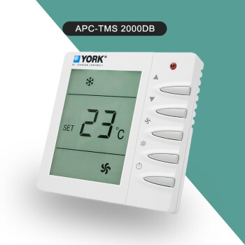 適用約克york中央空調通用型液晶面板風機盤管冷暖線控器開關tms