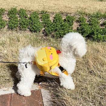 灏吉利犬霸王小型犬背包狗狗书包外出零食自背包可爱狗包幼犬可挂牵引