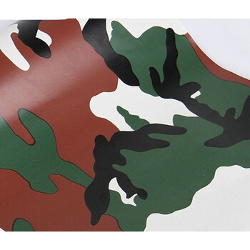 色膜沙漠迷彩亚光贴纸汽车车膜贴纸个性装饰汽车贴 丛林迷彩30厘米*1