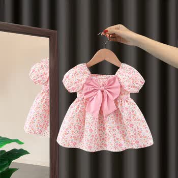 kalo)婴儿裙子夏天新生儿夏季薄款6个月3吊带裙女童夏装宝宝周岁公主