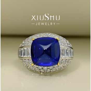 CKryo品牌蓝宝石戒指糖塔系列科技宝石祖母绿红宝石指圈手工镶嵌潮J181 