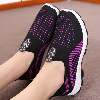 季回力休老北京布鞋女时尚款妈妈鞋中老年健步鞋防滑轻便老人鞋休闲