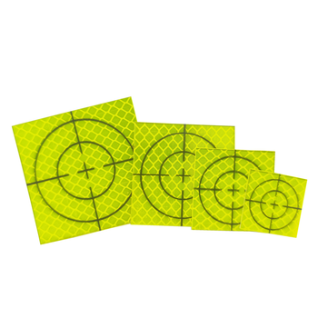 定制钻石级全站仪测量棱镜反光贴徕卡隧道测量反光片3/4/5/6cm 黄色3*