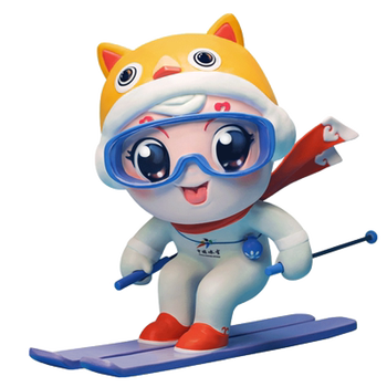 会冰娃雪娃盲盒纪念品雪人虎年吉祥物公仔墩摆件手办 冰雪冰娃盲盒
