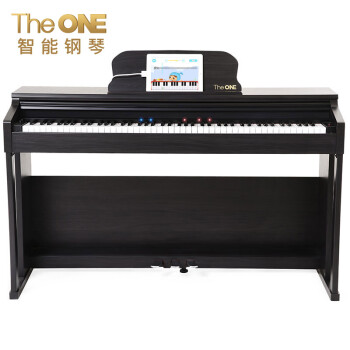 The ONE智能钢琴 电钢琴TOP1 88键重锤电子数码钢琴 成年人儿童电钢 黑色