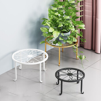 铁艺花架子客厅落地式阳台室内外简易花盆置物架布置多肉一层盆栽s