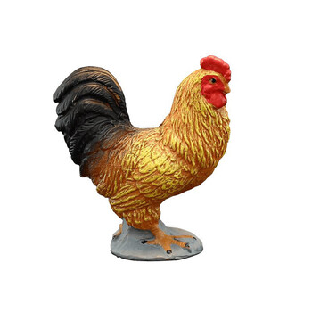 新年礼物实心儿童动物模型套装家禽类动物玩具公鸡鸭子鹅早教认知礼物