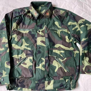 老式迷彩服87迷彩服套装橄榄绿铜扣屁兜迷彩劳动服工作服套装 87老式