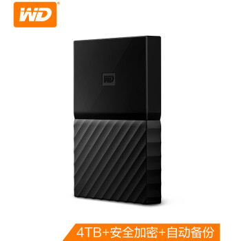 (WD)4TB USB3.0ƶӲMy Passport  2.5Ӣ (뱣 Զ)WDBYFT0040BBK