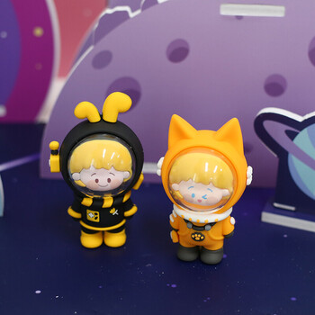 现货花小西游太空系列盲盒正版宇航员摆件可爱网红儿童礼物 单个随机