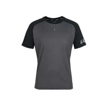 美津浓mizuno夏季男子凉感透气速干衣performance运动短袖t恤07深灰m