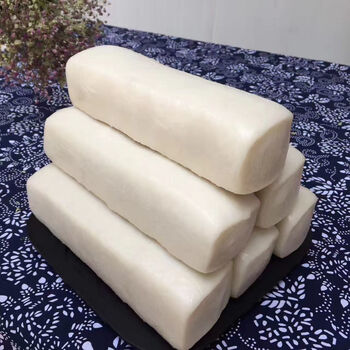 嵊州年糕浙江新昌宁波诸暨特产网红手工商用空气年糕油炸火锅批发 4段