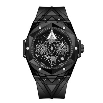 iosn刺青二代rm米勒小宇刺青系列大爆炸多功能计时日历大表盘个性运动