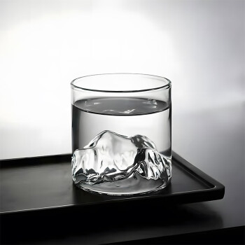 柏蝶莱精致漂亮的杯子空山基杯精致漂亮的杯子感艺术观山玻璃雪山杯