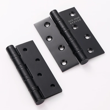 唯金蒙 合页 不锈钢平开合页 免开槽静音轴承 木门大