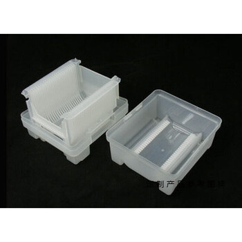 硅片48寸花篮晶舟盒晶圆盒硅片盒半导体ic硅片盒cassette8寸进口全新