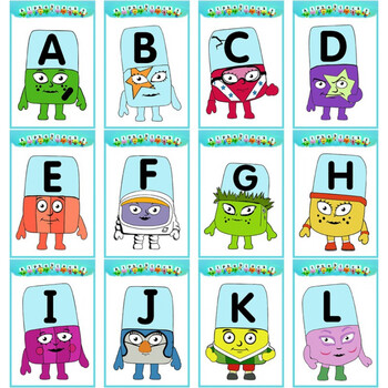 玖纹豹26字母自然拼读 积木alphablocks动画游戏教具英文卡片phonics
