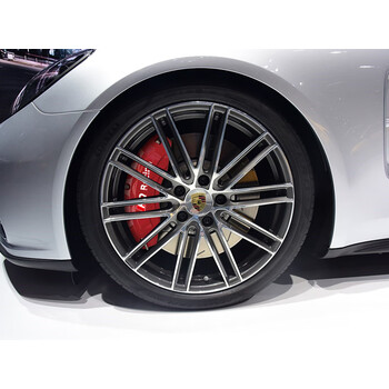 foly保时捷迈凯玛卡卡宴718专用铝合金刹车卡钳罩套轮毂改装配件