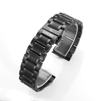 适配雷诺手表表带原装雷诺rarone手表带钢带男女士精钢手表链蝴蝶扣