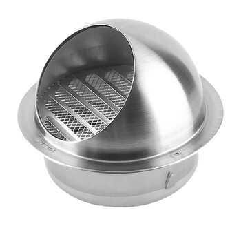 不锈钢风帽油烟机通风排风防风罩外墙出风口排气口防雨帽304加厚200mm