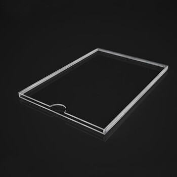 墨斗鱼双层亚克力卡槽a4插槽定制照片标签插纸盒子展示亚克力板透明