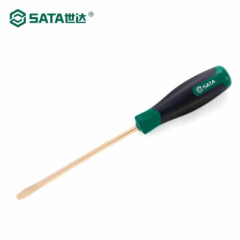 世达 (SATA) 铍青铜防爆一字形螺丝批6x100MM 31141-起子改锥螺丝刀