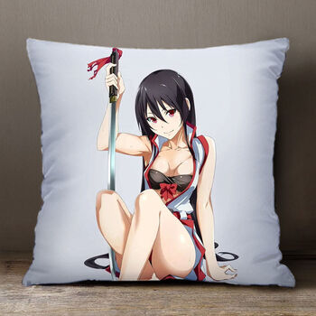 品质严选北极绒斩赤红之瞳周边抱枕赤瞳艾斯德斯动漫二次元靠垫枕头学