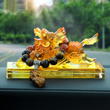 木卫 貔貅汽车摆件麒麟车内饰品保平安装饰用品中控台男车载香水座