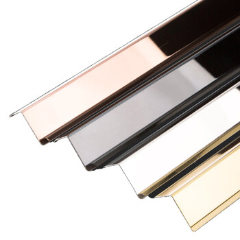 斯得铂 不锈钢护角条镜面玫瑰金 304宽4厘米x4厘米 护墙角装饰客厅阳