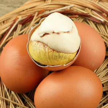 珠子新鲜冷冻13天鸡胚蛋开袋即食熟五香凤凰蛋钢化蛋毛鸡蛋60枚活珠子