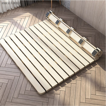 床板床板垫片排骨架整块松木床铺板可折叠硬板床架18透气定制长21米x
