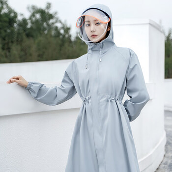 精骑士雨衣防暴雨雨衣女长款全身防暴雨成人大人可爱连体电动车骑行