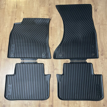 audi/奥迪老款a4b8a5a6a7c7原厂脚垫德国进口全天候橡胶脚垫后备箱垫