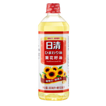 日清葵花籽油900ml 赠100ml 小瓶食用油 植物油 清爽不油腻系列 图片价格品牌报价 京东