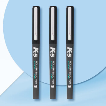 晨光(m&g)直液式走珠笔可换墨囊中性笔黑笔刷题笔签字笔考试学生