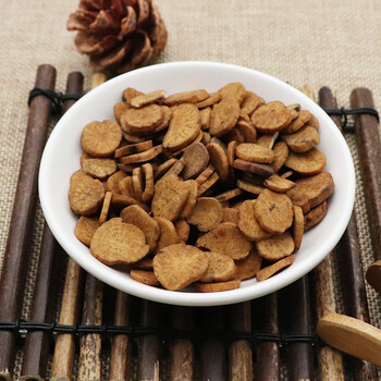 炒白芍250g克麸炒白芍片 炒芍药片 新货无硫散装天然中药材 炒白芍250