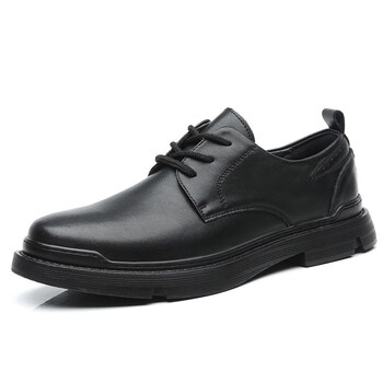 法薇琳昔宝工地上班鞋劳保鞋男士四季款休闲大头皮鞋工地防水防滑耐磨