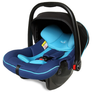 德国怡戈（Ekobebe）新生婴儿提篮式儿童宝宝便携式车载手提篮 适合0-15个月3C认证EKO-007蓝黑色