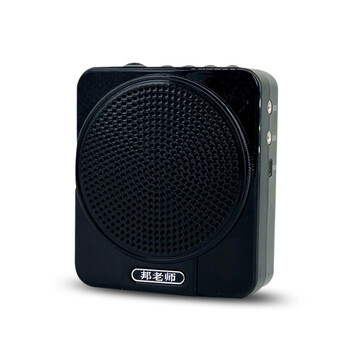 扩音器教师专用喇叭有线户外播放器耳麦导游教学专铺麦吉黑色有线版