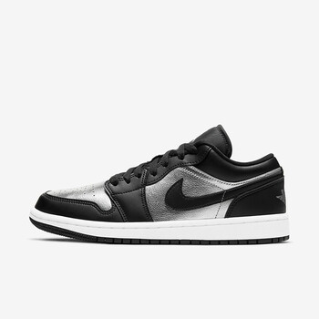 耐克 nike air jordan 1 low aj1低帮男女款液态银休闲篮球鞋 da5551