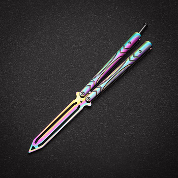 csgo蝴蝶刀csgo周边蝴蝶训练刀花式甩手刀练习刀折叠刀梳子未开刃玩具