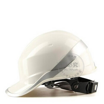 代尔塔电工绝缘耐高温安全帽1KV-1.5KV ABS头盔建筑工地工程防砸防撞减震（含下颚带）【白色】 102018