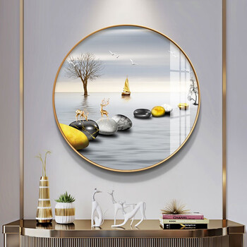 a款-时来运转 直径40cm/金框