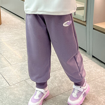 母婴>童装>裤子>町苧>町苧8-16岁胖女童裤子春秋新款女孩子运动裤卫裤