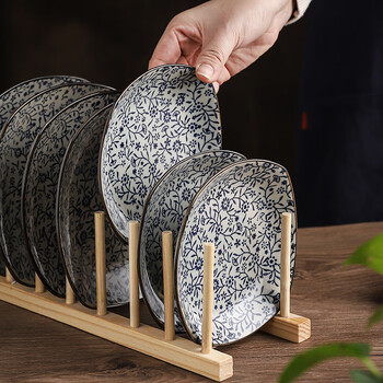 盘 吐餐碟家用餐卓骨头杂物收纳盘子陶瓷可高温消毒创意方形碟子菜碟